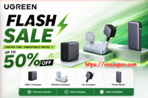 UGREEN Flash Sale: Up to 50% Off & Exclusive Deals