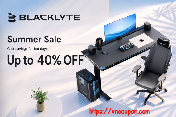 Blacklyte Summer Sale 2026 – Up to 40% Off Chairs & Desks