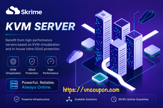 SKRIME Sale: Up to 35% Off AMD RYZEN 5950X/9950X VPS