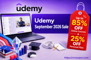 Udemy September 2026 Sale  – Up to 85% OFF Online Courses