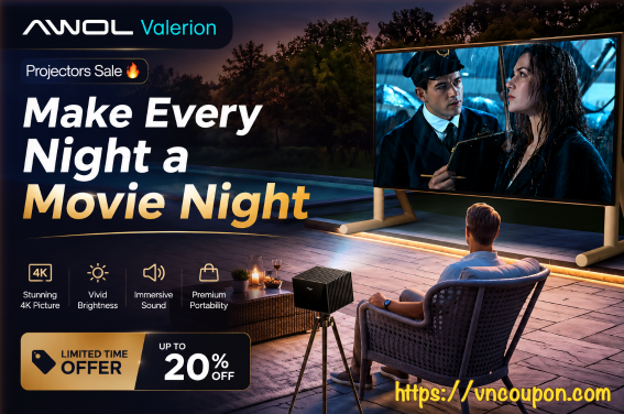 Valerion Projector Sale 2026: Save Up to $2,598 | Deals