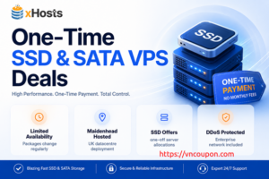 xHosts – Limited Edition Gold VPS UK from £7.99/month