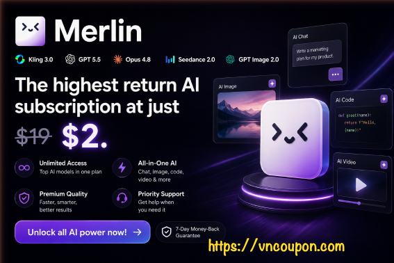 Merlin AI Deal: Top AI Models for Just $2/Month