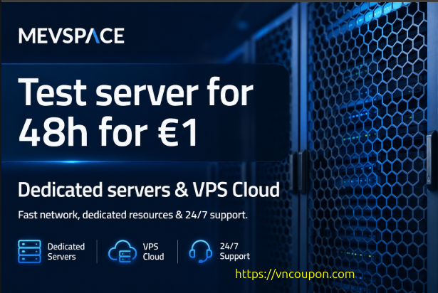 MEVSpace Dedicated Server Deal – Dual Xeon E5-2698 v4, 128GB RAM, 2x960GB SSD for €99/Month