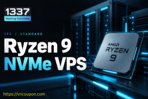 1337 Hosting VPS Deal: Ryzen 9950X, 25 Gbps from €3.99/month