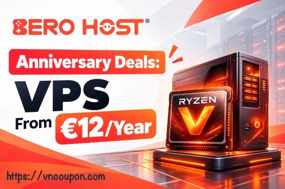 BERO HOST 10th Anniversary Deals: VPS From €12/Year