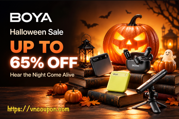 BOYA Halloween Sale 2026: Up to 65% Off