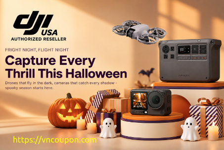 DJI USA Halloween Sale 2026: Up to 42% Off + Free Gifts