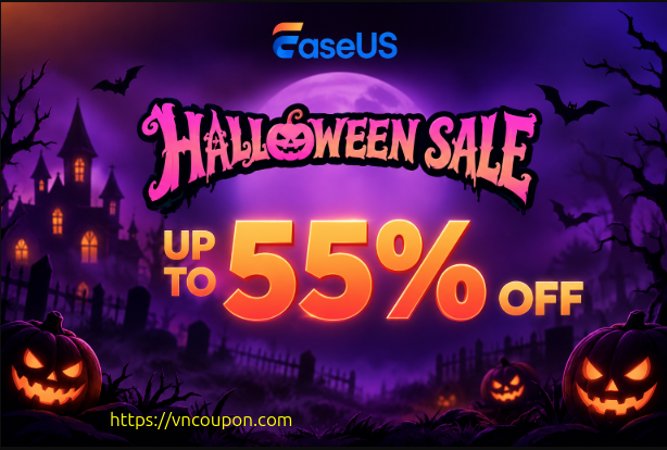 EaseUS Halloween Sale 2026: Up to 55% Off Top Software