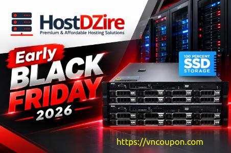 HostDZire Early Black Friday 2026: VPS from €18/Year