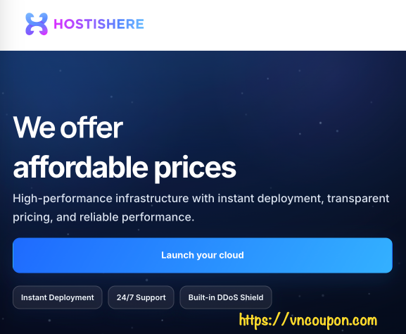 Hostishere Ryzen 9 9950X VPS Deal: From €2.99/mo, 10Gbps