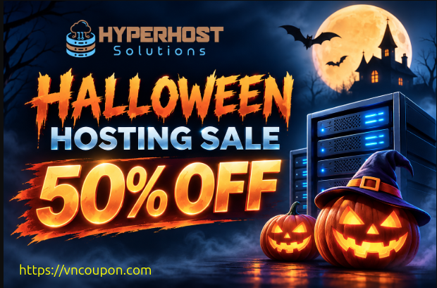 HyperHost Solutions Halloween 2026 Sale: 50% Off UK Hosting