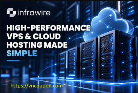 InfraWire VPS Hosting: Save 50%, From €4.24/mo