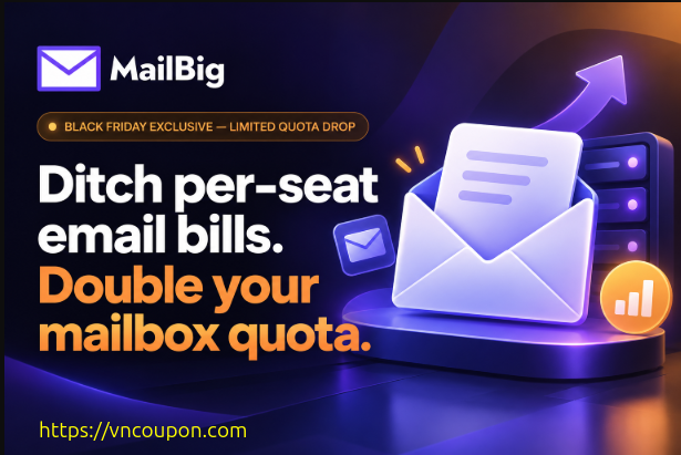 MailBig Black Friday 2026: Email Hosting Up to 50% Off