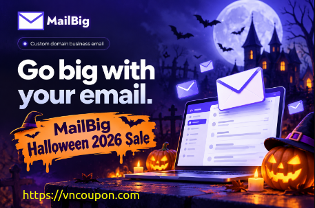MailBig Halloween 2026 Sale – 25% Off Email Hosting