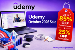 Udemy October 2026 Sale  – Up to 85% OFF Online Courses