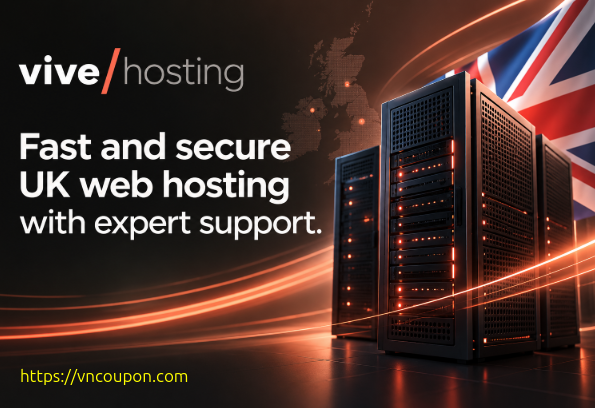Vive Hosting UK KVM Deals: Up to 70% Off, From £18/yr